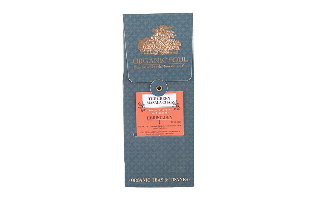 Organic Soul The Green Masala Chai    Box  36 grams